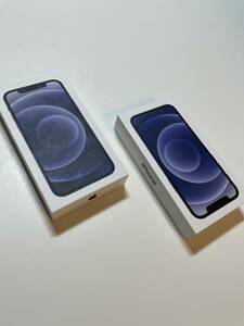 【箱のみ】iPhone12 64GB 空箱 アイフォン アイホン 空き箱 ステッカー入り 2個セット