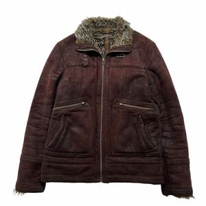 Rare Japanese Label MORGAN HOMME fur jacket g.o.a goa ifsixwasnine kmrii share spirit lgb archive TORNADO MART 14th addiction y2k 