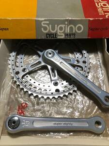 スギノ スーパーマイティ 未使用 sugino 165　クランクセット