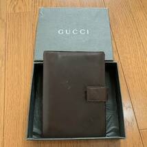 used GUCCI 手帳カバー　システム手帳　使用感あり_画像1