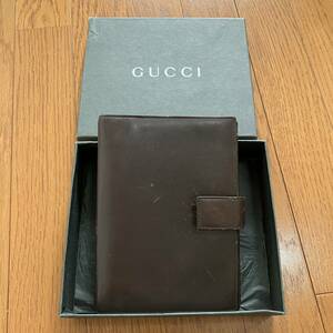 used GUCCI 手帳カバー　システム手帳　使用感あり