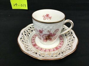 ★２４―０１３★洋食器　SCHUMANN GERMANY Die Meisterklasse シューマン デミタス カップ＆ソーサー 花柄 アンティーク ドイツ食器 [60]