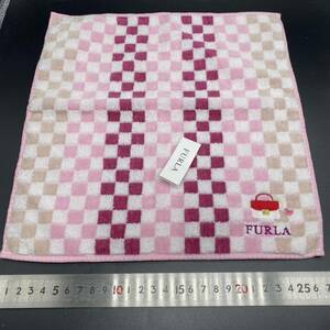 FURLA Furla towel handkerchie city pine pattern pink series bag embroidery no.34