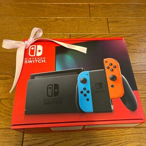 任天堂 Nintendo Switch本体 Joy-Con(L)ネオンブルー/(R)ネオンレッド HADSKABAH 補償あり