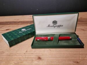 【陵】h84ha23m　ミクラ Micra 万年筆 Montegrappa　・文房具・検索) 18金　モンテグラッパ　パーカー　モンブラン　筆記用具　22k　14k　