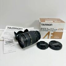 TAMRON タムロン SP AF 28-75mm F2.8 XR Di LD ASPHERICAL （IF）MACRO A09P PENTAX-AF_画像1