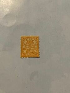 桜切手　1872年～　桜六銭　6銭　手彫切手　日本最初の郵便切手　Y1311