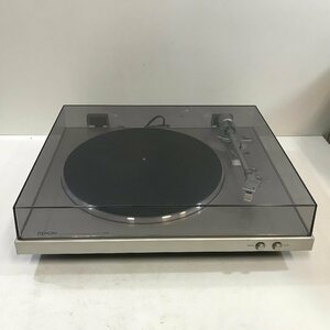 【ジャンク】DENON DP-300F ターンテーブル 《センタースピンドル回らない》 カートリッジ付 デノン フルオートレコードプレーヤー ◆