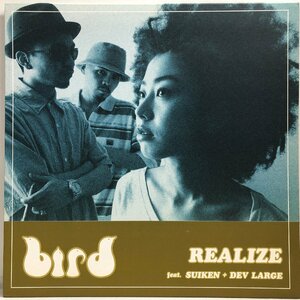 【12inch】bird / REALIZE feat. SUIKEN+DEV LARGE cw Inst. / バード Produce:大沢伸一 内袋 REAL EYES AIJT5030 ▲