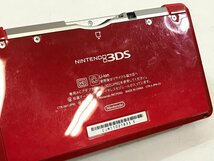 【ジャンク】 NINTENDO 3DS 本体 《電池なし》 フレアレッド 任天堂 ニンテンドー CTR-001 ◆_画像6
