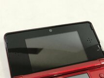 【ジャンク】 NINTENDO 3DS 本体 《電池なし》 フレアレッド 任天堂 ニンテンドー CTR-001 ◆_画像4