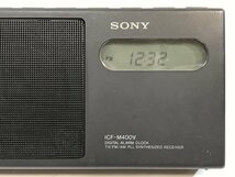 【ジャンク】SONY ICF-M400V FM AM ラジオ アラーム 《操作不安定》 ソニー ◆_画像2