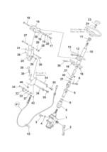 ☆送料無料☆3EB-34-32143 エンジンフードワイヤー FG10-16など コマツフォークリフト 社外品/日本製/新品_画像2