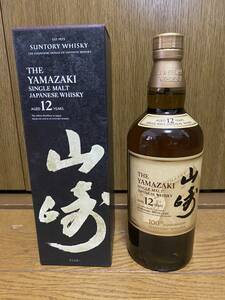 数量限定　100周年限定ラベル　サントリー ウイスキー　山崎12年　700ml　新品　カートン入り　／　SUNTORY YAMAZAKI