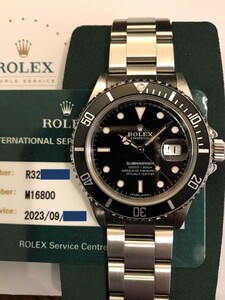 ☆彡　極美品　日本ロレックス　ギャラ付き　Rolex16800　希少 アンティーク　サブマリーナ 　☆彡