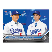【移籍記念】大谷翔平 山本由伸　Yoshinobu Yamamoto/Shohei Ohtani - 2023 MLB TOPPS NOWTopps JP Card OS26　6_画像1
