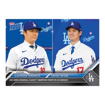 【移籍記念】大谷翔平 山本由伸　Yoshinobu Yamamoto/Shohei Ohtani - 2023 MLB TOPPS NOWTopps JP Card OS26　7_画像1