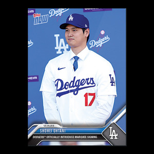 【移籍記念】大谷翔平　Shohei Ohtani - 2023 MLB TOPPS NOWTopps JP Card OS-23 MVP ドジャース　6