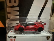 1/64 MINI GT 129　LB WORKS ランボルギーニー ウラカン GT-Rosso Mars_画像2
