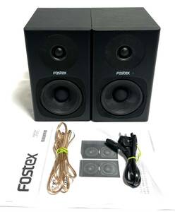 ☆送料無料 美品 FOSTEX アクティブスピーカー PM0.4c B ブラック