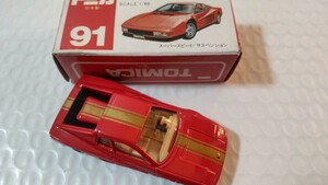 トミカ フェラーリ テスタロッサ 91-2-5 TESTAROSSA 金色ライン 日本製 金江 特注 赤箱