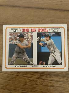 topps Heritage high number Home Run Special AARON JUDGE / ROGER MARIS