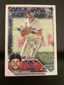 topps Holiday 2023 Trea Turner Philadelphia Phillies MLB #H118 トップス