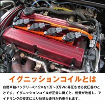 【新品即納】ホンダ RG1 RG2 ステップワゴン 点火コイル ダイレクトイグニッションコイル【1本】 30520-PNC-004 30520-RWC-A01_画像3