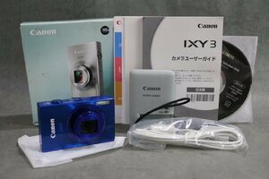 １円～【デジタルカメラ】キャノン CANON IXY 3 箱 全付属品付き 美品