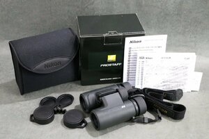 １円～【双眼鏡】ニコン NIKON PROSTAFF P7 8×30 元箱 全付属品付き 美品