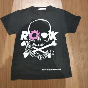 ROCK in JAPAN FES.2008公式Tシャツ スカル　ロッキン