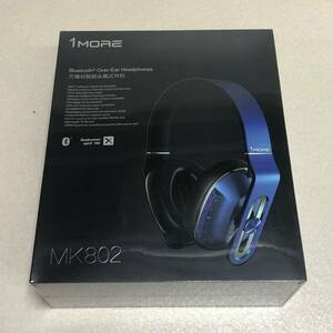 【1MORE MK802 ブルー ヘッドホン Bluetooth Wireless Over-Ear Headphones】定形外