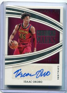 2021-22 Immaculate Collection Isaac Okoro Modern Marks Auto 直筆サイン キャブス 99枚限定