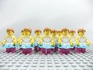 PP12　レゴ　ミニフィグ　ポニーテール・スカート　10個セット　新品未使用　LEGO社純正品