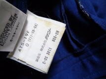 W84（O)　紺 ATS-19F　 ビンテージ　アディダス　vintage adidas　スラックス　パンツ　昭和レトロ　未使用_画像2