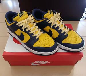 NIKE DUNK ナイキ ダンク ロー ミシガン スニーカーダンク購入品 27cm