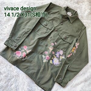 vivace design ミリタリージャケット S相当 シャツ