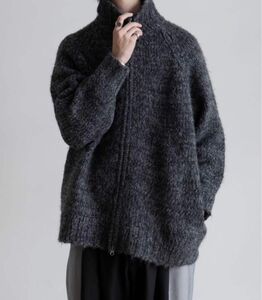 Wool mix drivers knit/ウールミックスドライバーズニット