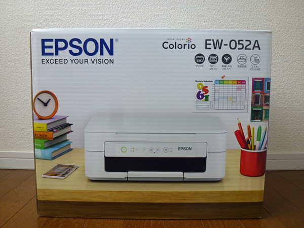新品　EW-052A　エプソン インクジェットプリンター　EPSON　インク（MUG-4CL）なし　カラリオ　colorio 【マグカップなし】カラリオ