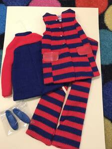 ヴィンテージバービー★FRANCIE　STRIPED TYPES　＃1243　コンプリートセット★レトロ、フランシー、洋服、1970-74、vintagebarbie