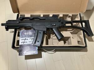 S&T 電動ガン G36C スポーツライン 130連スペアマガジン、バッテリー付属