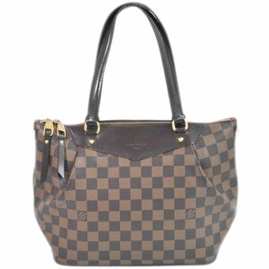 本物 ルイヴィトン LOUIS VUITTON LV ウェストミンスター PM ダミエ エベヌ ハンドバッグ トートバッグ ブラウン N41102