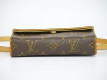 本物 ルイヴィトン LOUIS VUITTON LV ポシェット フロランティーヌ モノグラム ウエストポーチ ブラウン M51855_画像3