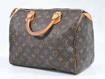 本物 ルイヴィトン LOUIS VUITTON LV 旧型 スピーディ 30 モノグラム ミニボストンバッグ ハンドバッグ ブラウン M41526_画像2