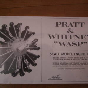 プラット アンド ホイットニー ワスプ エンジン キット １／８ ウィリアムズ ブラザース社 PRATT AND WHITNEY WASP Engine Kit １1/2の画像1