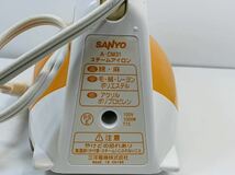 スチームアイロン A-CM31 SANYO オレンジカラー co:ron コロン アイロン スチーム 家電商品 コードレスアイロン_画像6