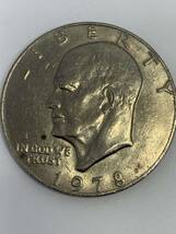 アイゼンハワー 1978年 アメリカ USA ONE DOLLAR 1ドル コイン 外国銭 コレクション 硬貨_画像1