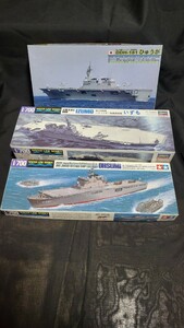 海上自衛隊 １/700 ヘリ搭載護衛艦&輸送艦 ３メーカー 3隻セット