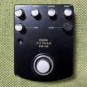 【訳あり】ZOOM Tri Metal TM-01 ハイゲイン・ディストーション・エフェクター・ペダルの画像1