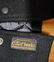 即決 早い者勝ち 【 CLUCT WORKS /クラクト ワークス 】 レザー スタジャン ジャケット 黒:ブラックレザー サイズM 古着 メンズ 本革_画像8